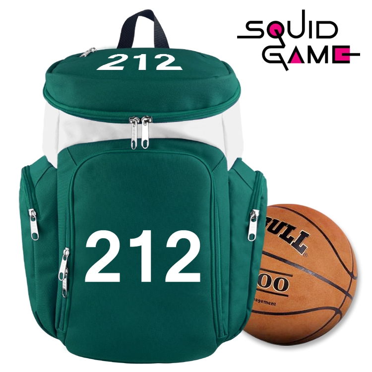Squid Game Canvas backpack basketball school bag travel bag