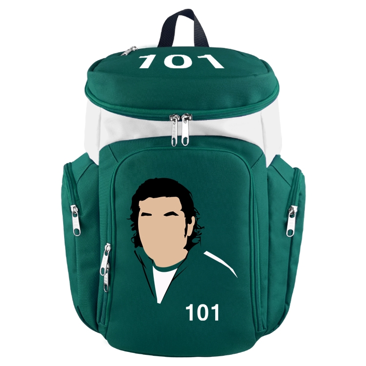 Squid Game Canvas backpack basketball school bag travel bag