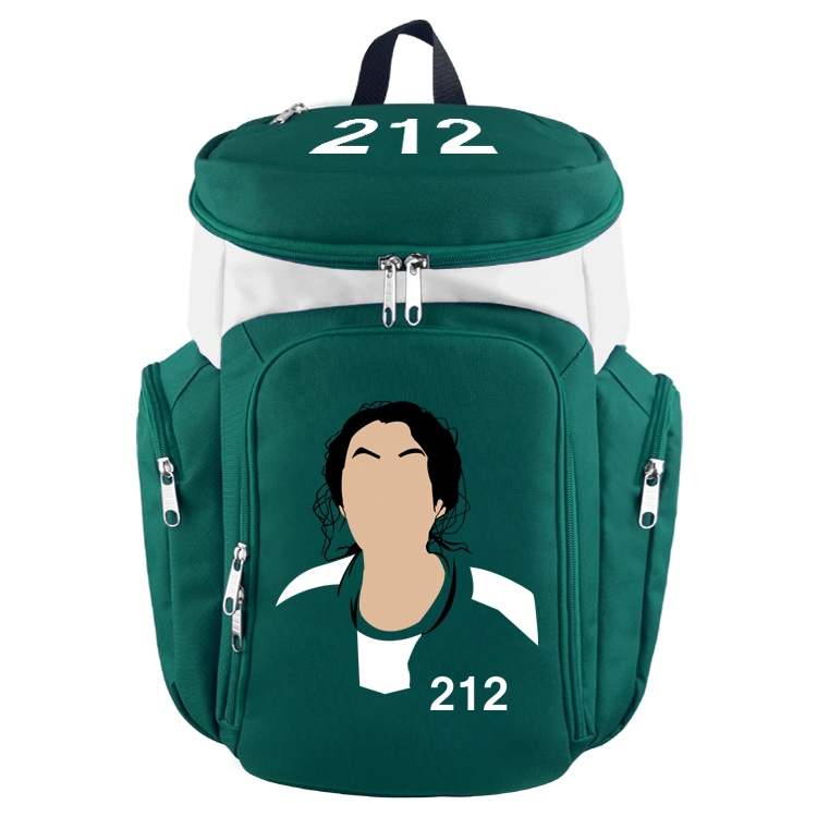Squid Game Canvas backpack basketball school bag travel bag