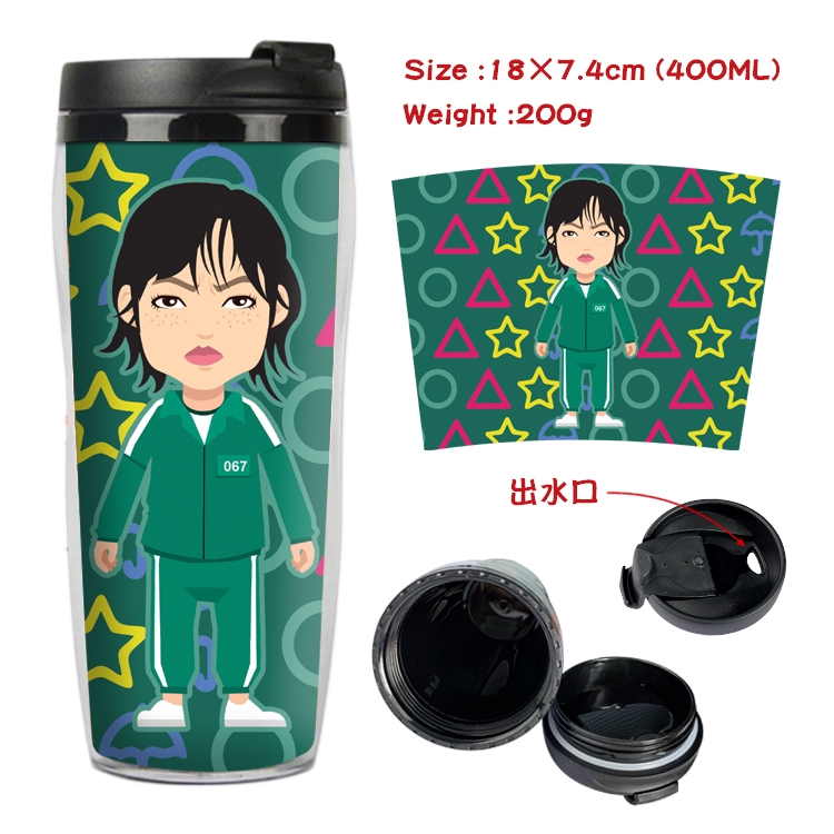 Squid Game Starbucks Leakproof Insulation cup Kettle 18X7.4CM 400ML
