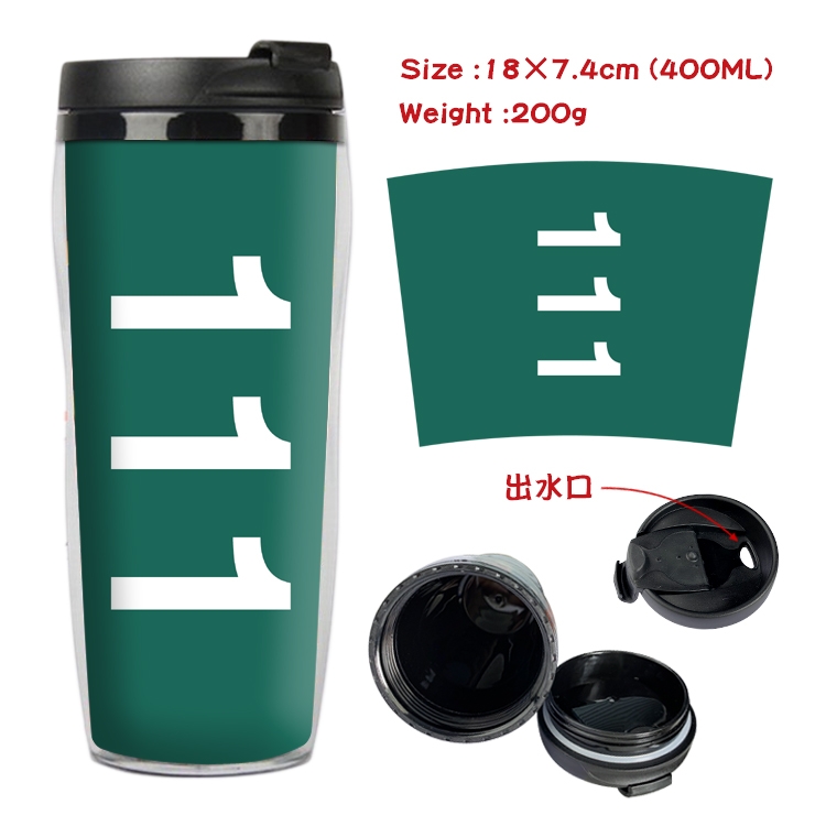 Squid Game Starbucks Leakproof Insulation cup Kettle 18X7.4CM 400ML