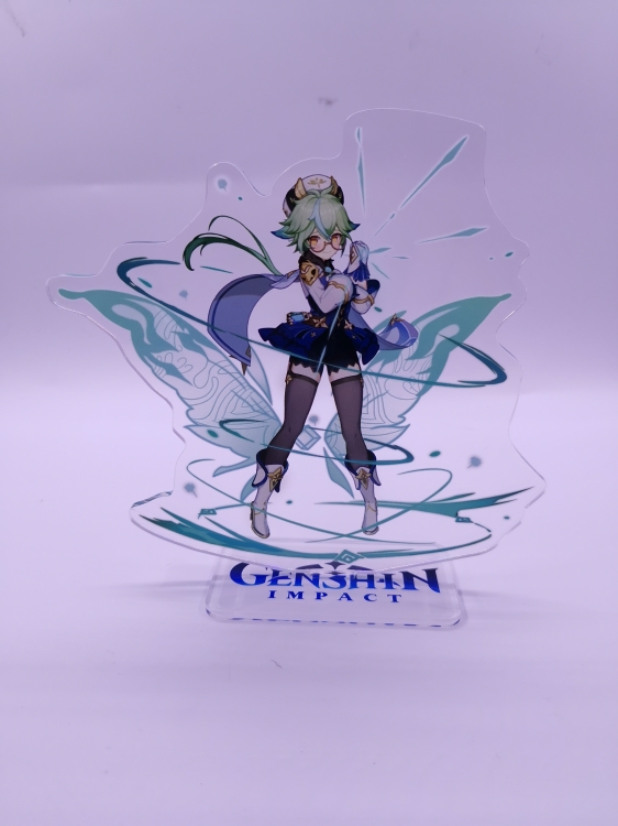 Genshin Impact  Anime  Acrylic  keychain Standing Plates 2504