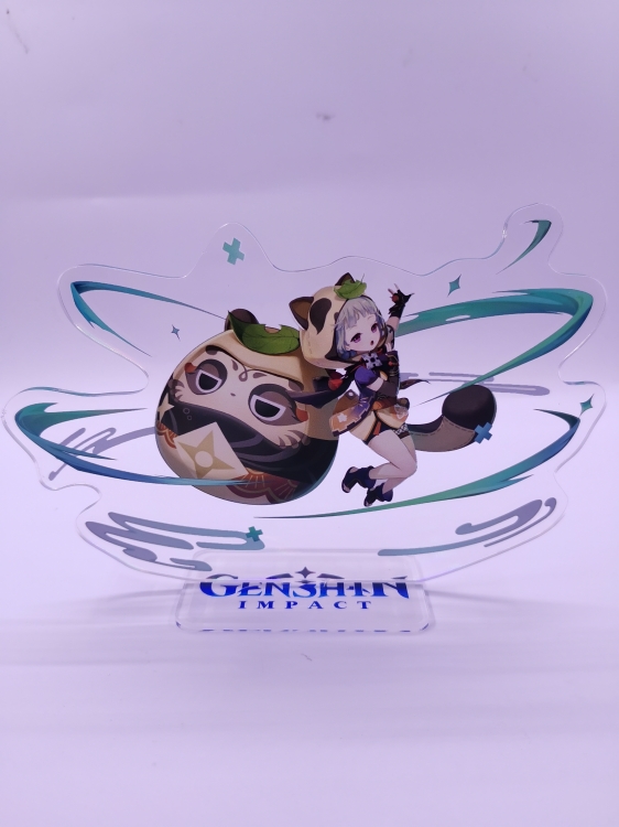 Genshin Impact  Anime  Acrylic  keychain Standing Plates  2330
