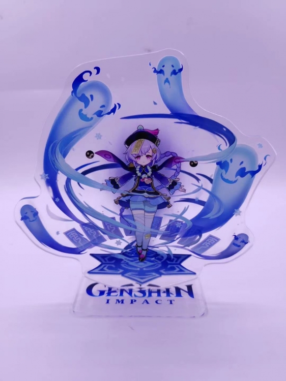 Genshin Impact  Anime  Acrylic  keychain Standing Plates 2309