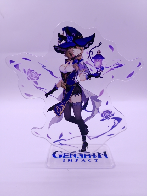 Genshin Impact  Anime  Acrylic  keychain Standing Plates 2428