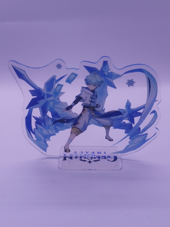Genshin Impact  Anime  Acrylic  keychain Standing Plates 2351