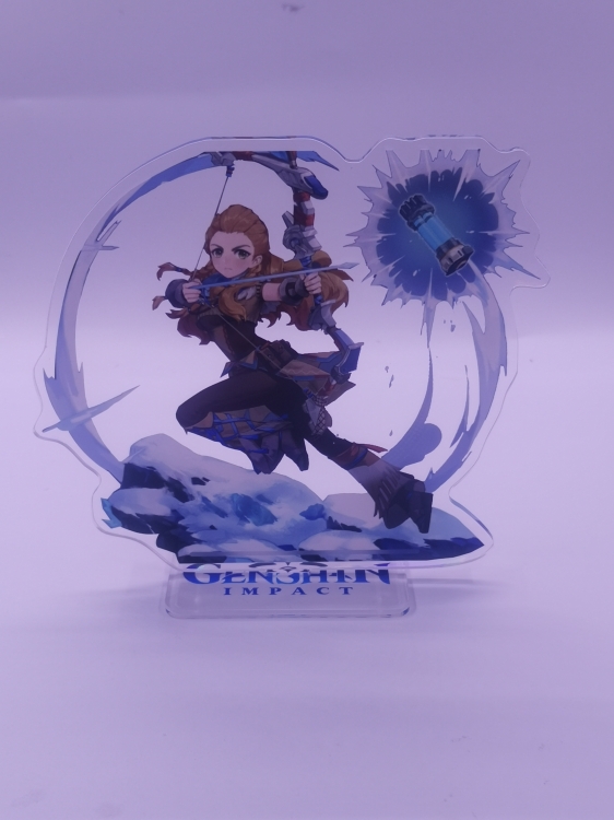 Genshin Impact  Anime  Acrylic  keychain Standing Plates 2635