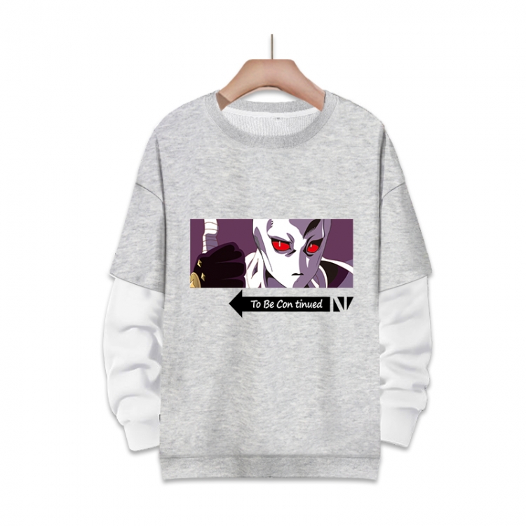  JoJos Bizarre Adventure Anime fake two-piece thick round neck sweater  from S to 3XL