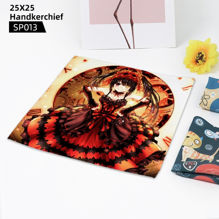 Date-A-Live Anime handkerchief 25x25cm can be customized SP013