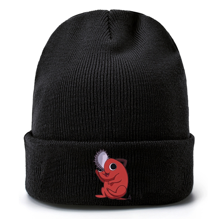 Chainsaw Man  Anime knitted hat woolen hat