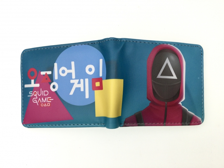 Squid Game two fold  Short wallet 11X9.5CM 60G