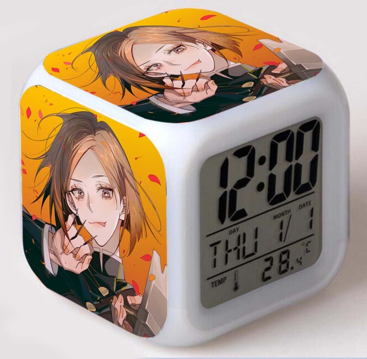 Jujutsu Kaisen  Colorful mood color changing boxed alarm clock