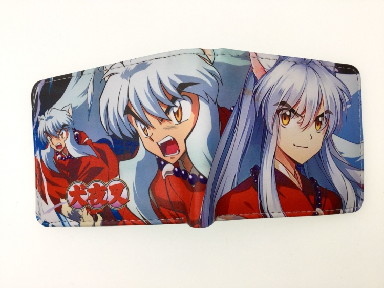 Inuyasha two fold  Short wallet 11X9.5CM 60G 