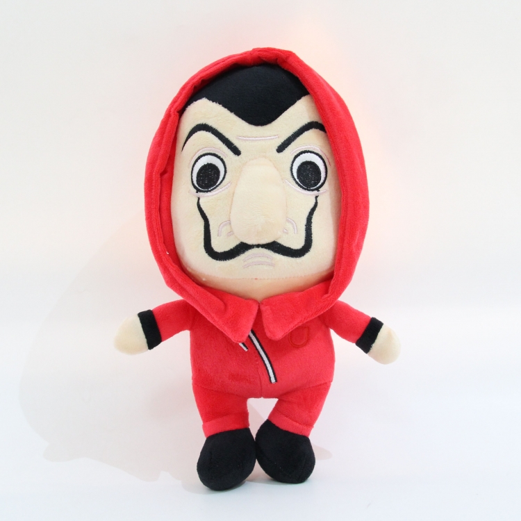 Money Heist  Crystal super soft+pp cotton plush toy  23x13cm  0.13kg