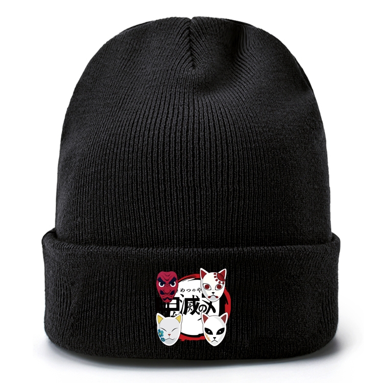 Demon Slayer Kimets Anime knitted hat woolen hat