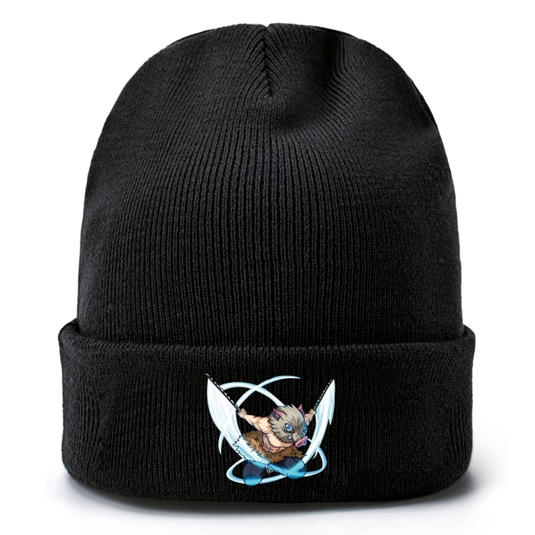 Demon Slayer Kimets Anime knitted hat woolen hat