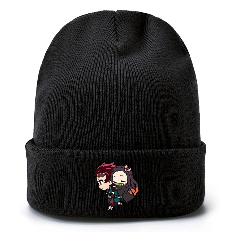 Demon Slayer Kimets Anime knitted hat woolen hat