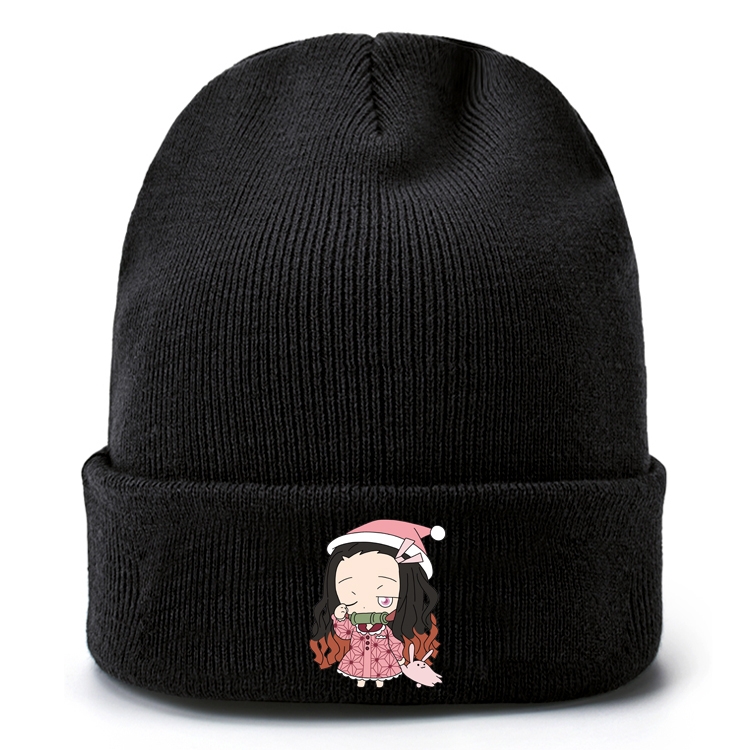Demon Slayer Kimets Anime knitted hat woolen hat