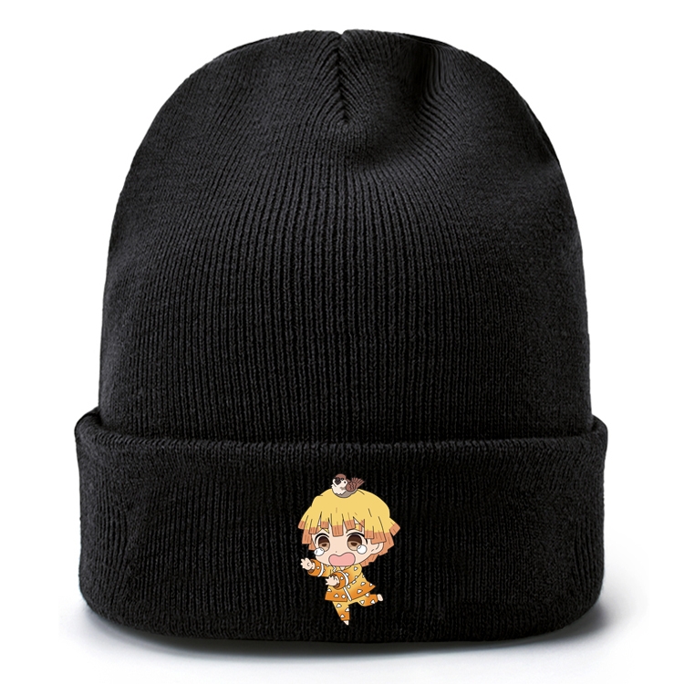 Demon Slayer Kimets Anime knitted hat woolen hat