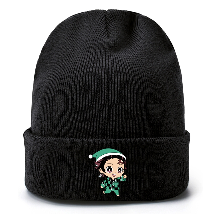 Demon Slayer Kimets Anime knitted hat woolen hat