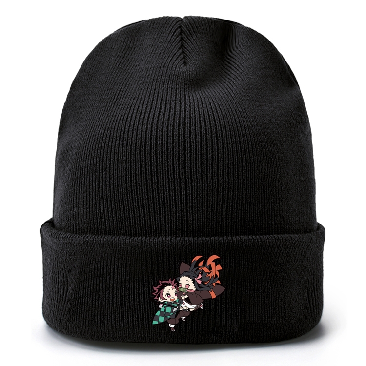 Demon Slayer Kimets Anime knitted hat woolen hat