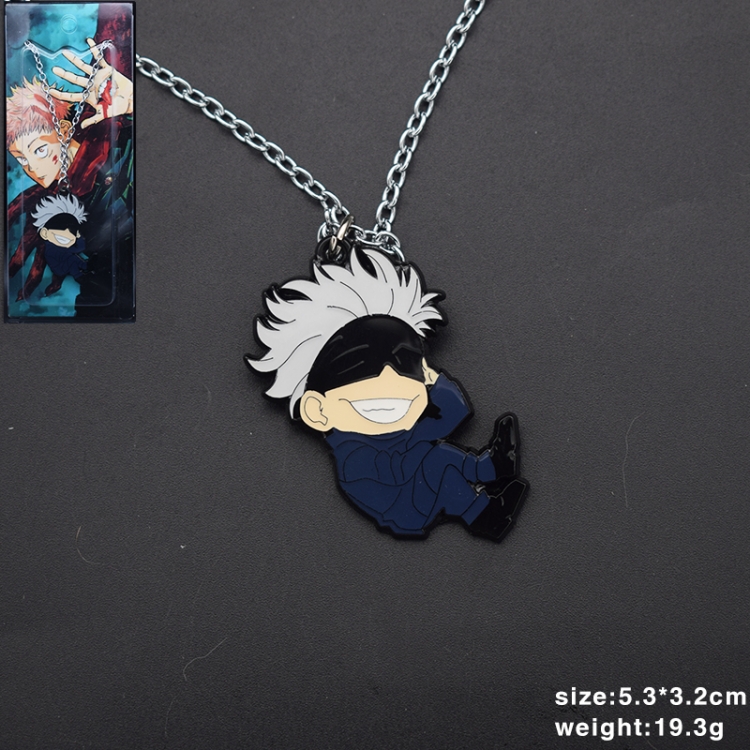 Jujutsu Kaisen Anime cartoon metal necklace pendant price for 5 pcs