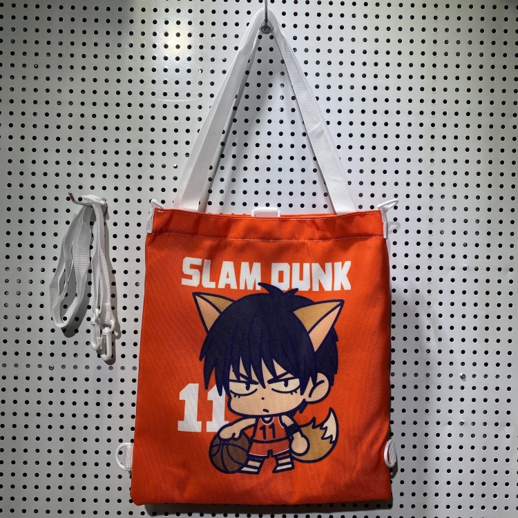 Slam Dunk Double-sided color picture canvas shoulder bag storage bag 33X32cm