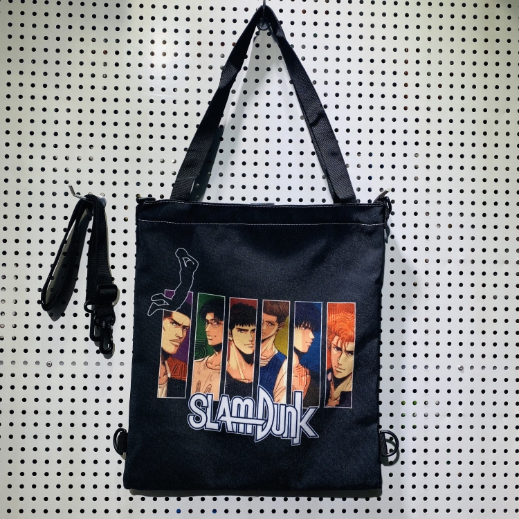 Slam Dunk Double-sided color picture canvas shoulder bag storage bag 33X32cm