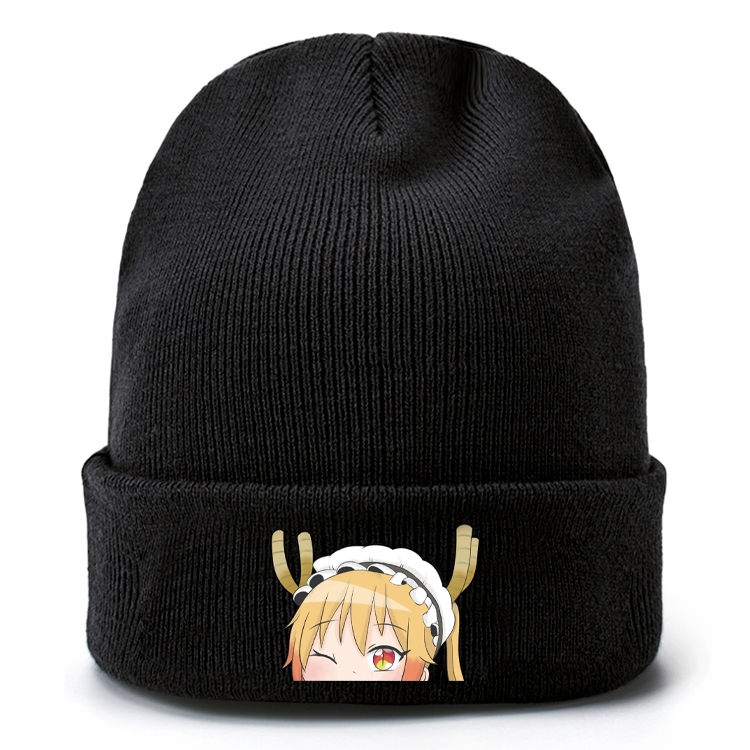 Miss Kobayashis Dragon Maid  Anime knitted hat woolen hat