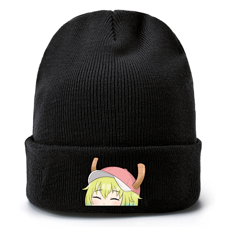 Miss Kobayashis Dragon Maid  Anime knitted hat woolen hat