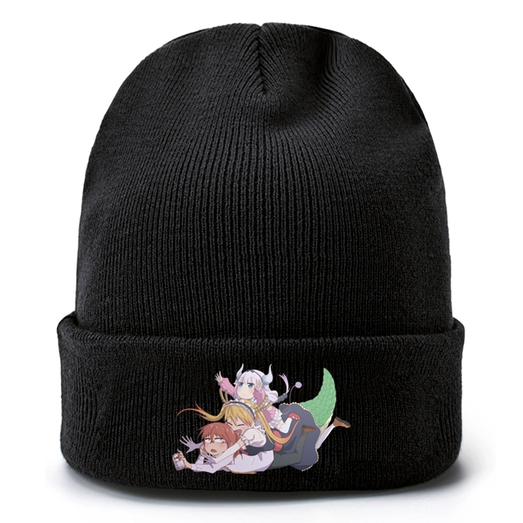 Miss Kobayashis Dragon Maid  Anime knitted hat woolen hat