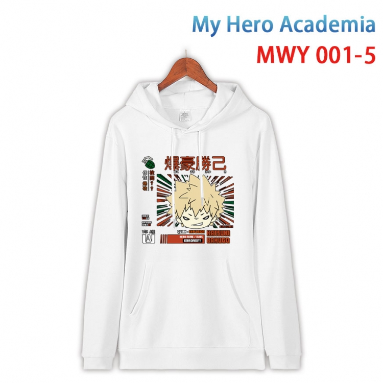 My Hero Academia Pure cotton casual sweater with Hoodie  from S to 4XL  MWY 001 5