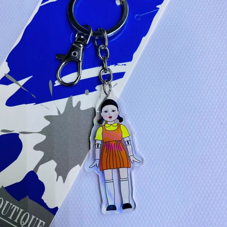 Squid game  The New Metal keychain pendant  004 price for 5 pcs