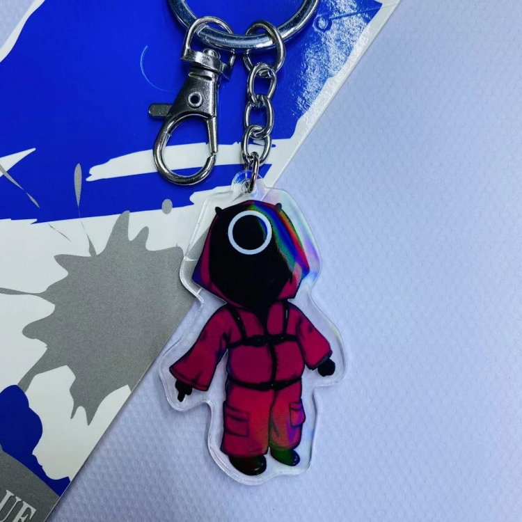Squid game  The New Metal keychain pendant 933 price for 5 pcs