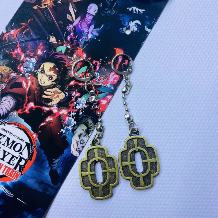Demon Slayer Kimets Anime peripheral earrings pendant jewelry  1913