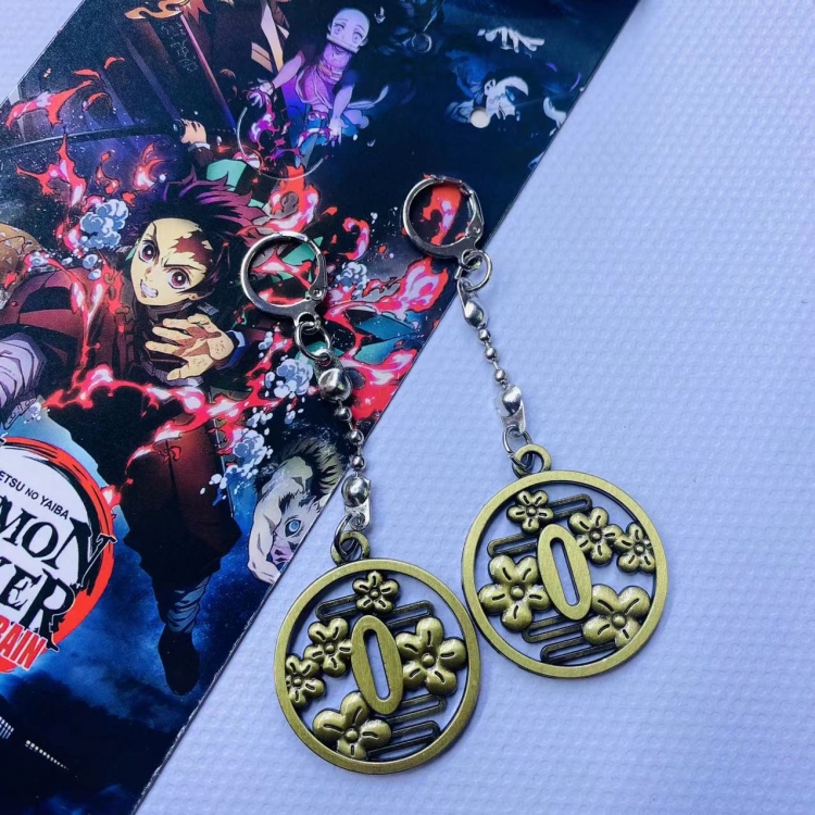 Demon Slayer Kimets Anime peripheral earrings pendant jewelry 1944
