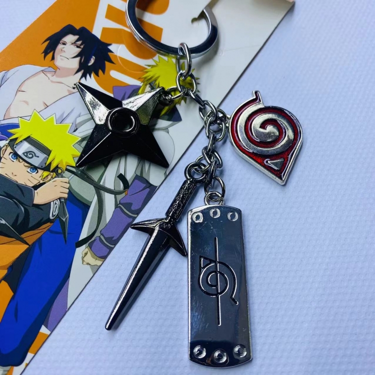 Naruto cartoon skewers Key Chain school bag pendant  847