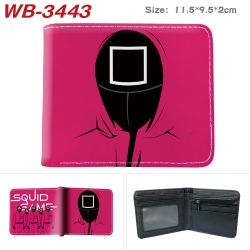 Squid Game color  two-fold lea...