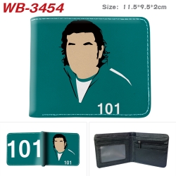 Squid Game color  two-fold lea...