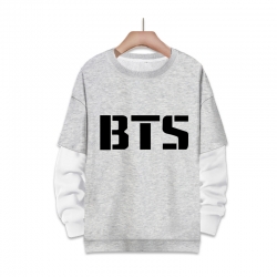 BTS fake two-piece thick round...