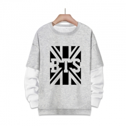 BTS fake two-piece thick round...