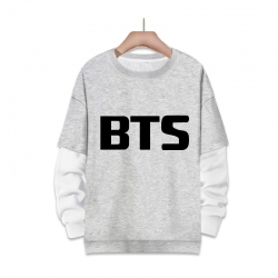 BTS fake two-piece thick round...