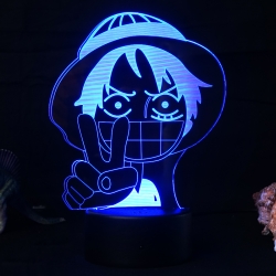One Piece 3D night light USB t...