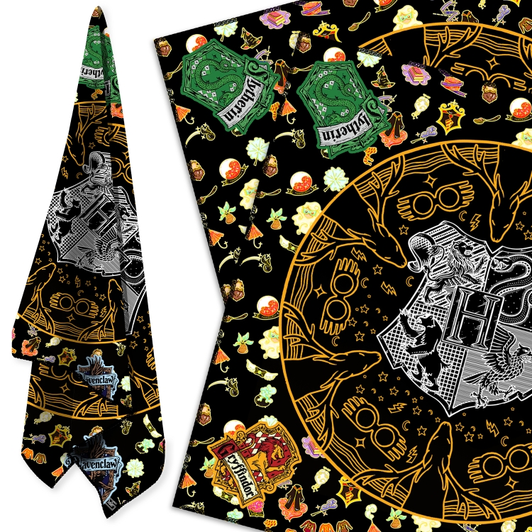 Harry Potter Cartoon sports towel sweat-absorbent towel turban 58X58CM  price for 2 pcs