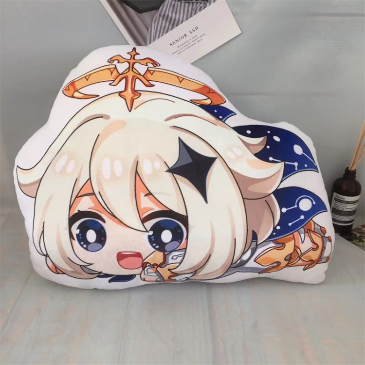 Genshin Impact Cartoon plush lying pillow cushion pillow
