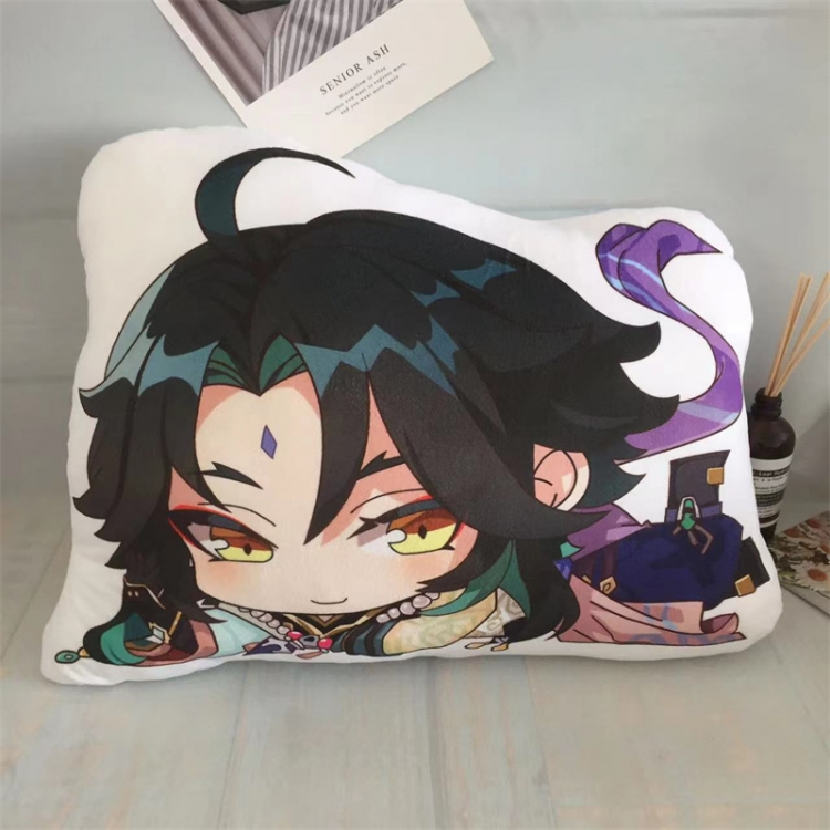 Genshin Impact Cartoon plush lying pillow cushion pillow