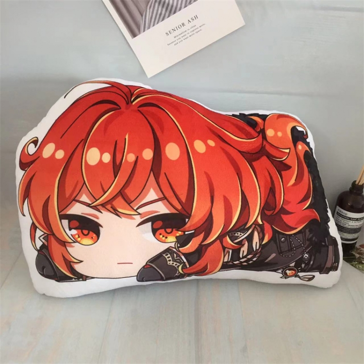 Genshin Impact Diluk Cartoon plush lying pillow cushion pillow