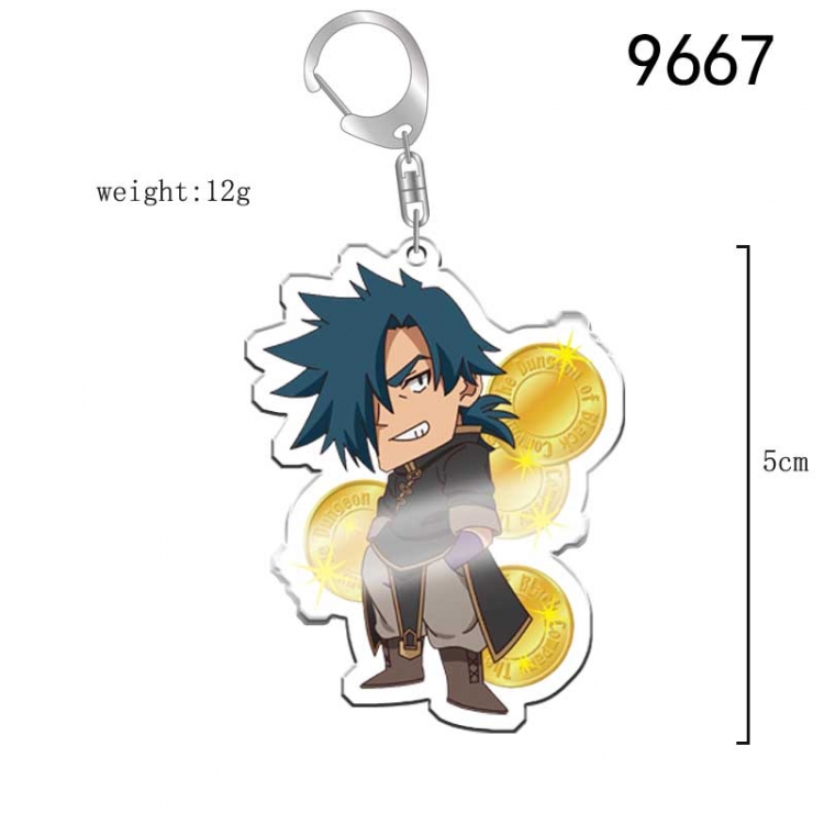 Different World Labyrinth Black Heart Enterprise Anime acrylic Key Chain  price for 5 pcs 9667