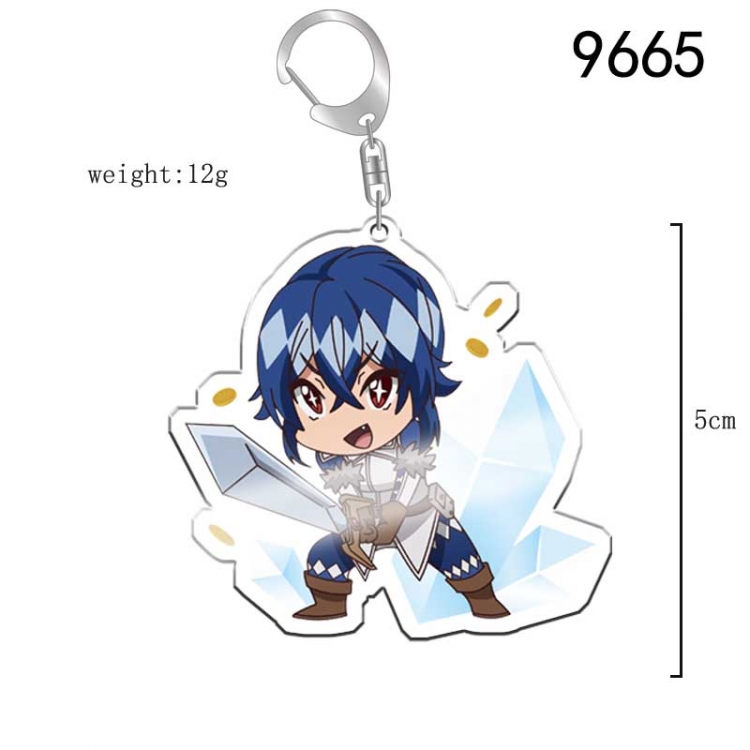 Different World Labyrinth Black Heart Enterprise Anime acrylic Key Chain  price for 5 pcs 9665