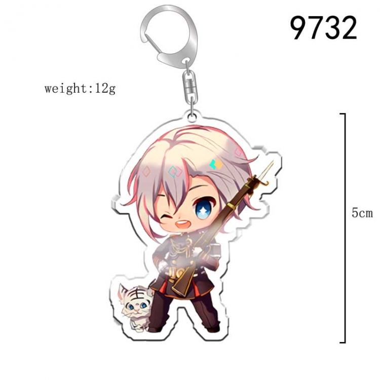 Seraph of the end  Anime acrylic Key Chain  price for 5 pcs 9732